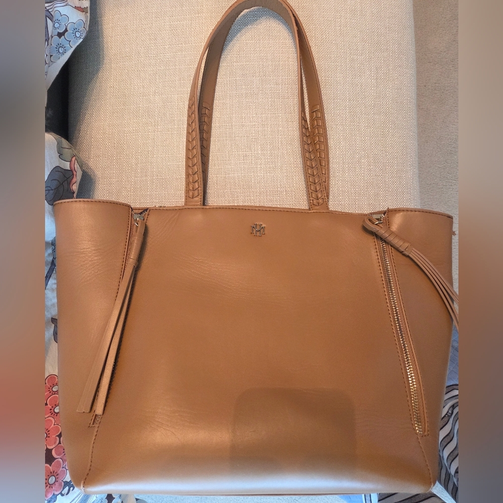 Tan Leather Shoulder Bag